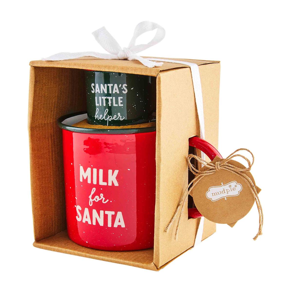 Santa Enamel Mug Set - Debs on 5th