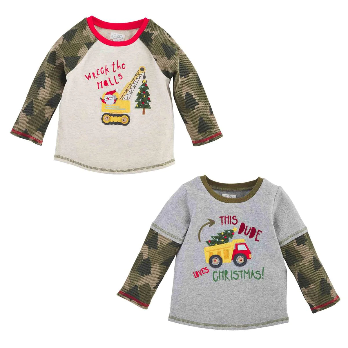 Boys Christmas Construction Tee - Debs on 5th