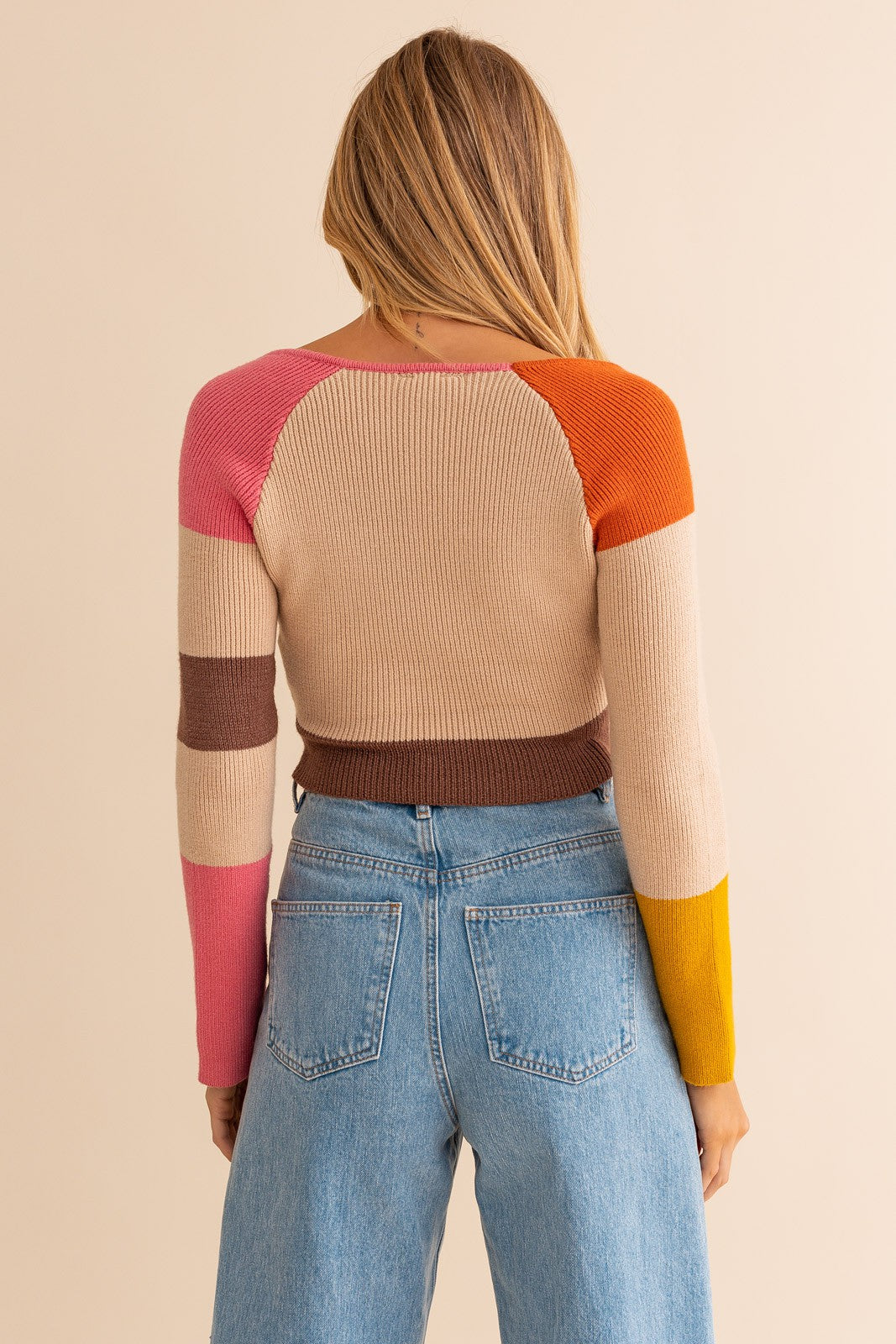 Mix It Up Color Block Top - Debs on 5th