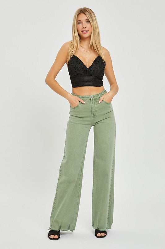 High Rise Wide Jeans - Debs on 5th