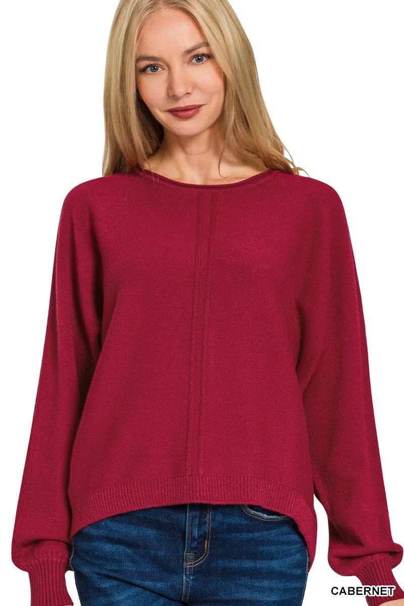 Viscose Round Neck Sweater