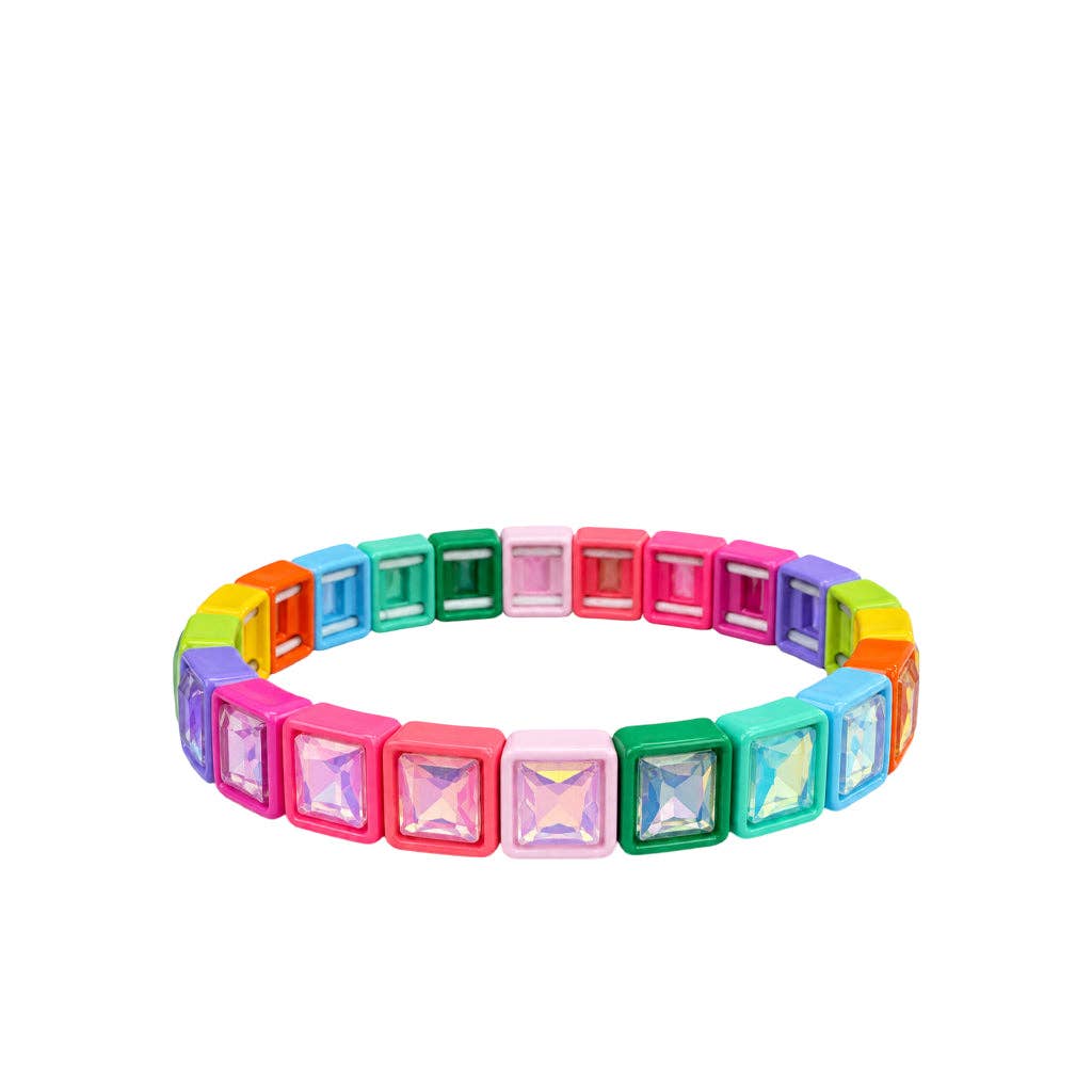 Multi Color Rhinestone Bracelet
