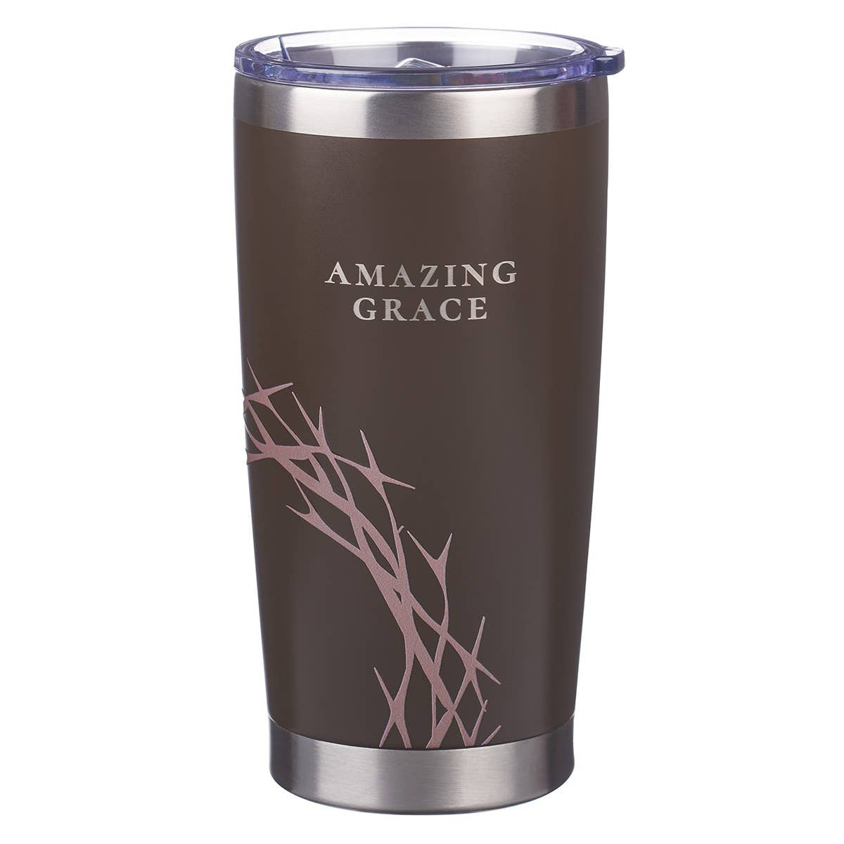 Tumbler SS Taupe Amazing Grace