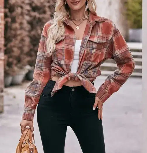 Oversized Plaid Shirt