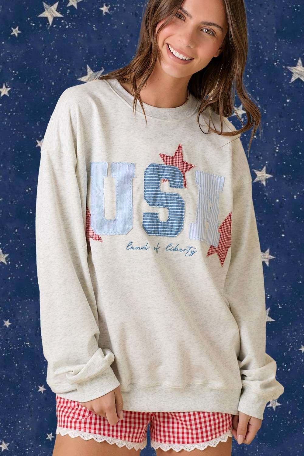USA Crewneck Top