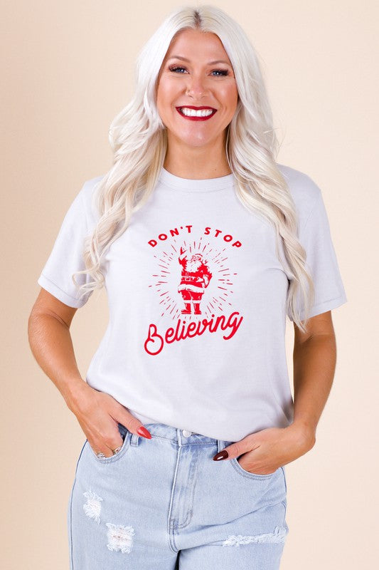 Don't Stop Believing Tee - Debs on 5th