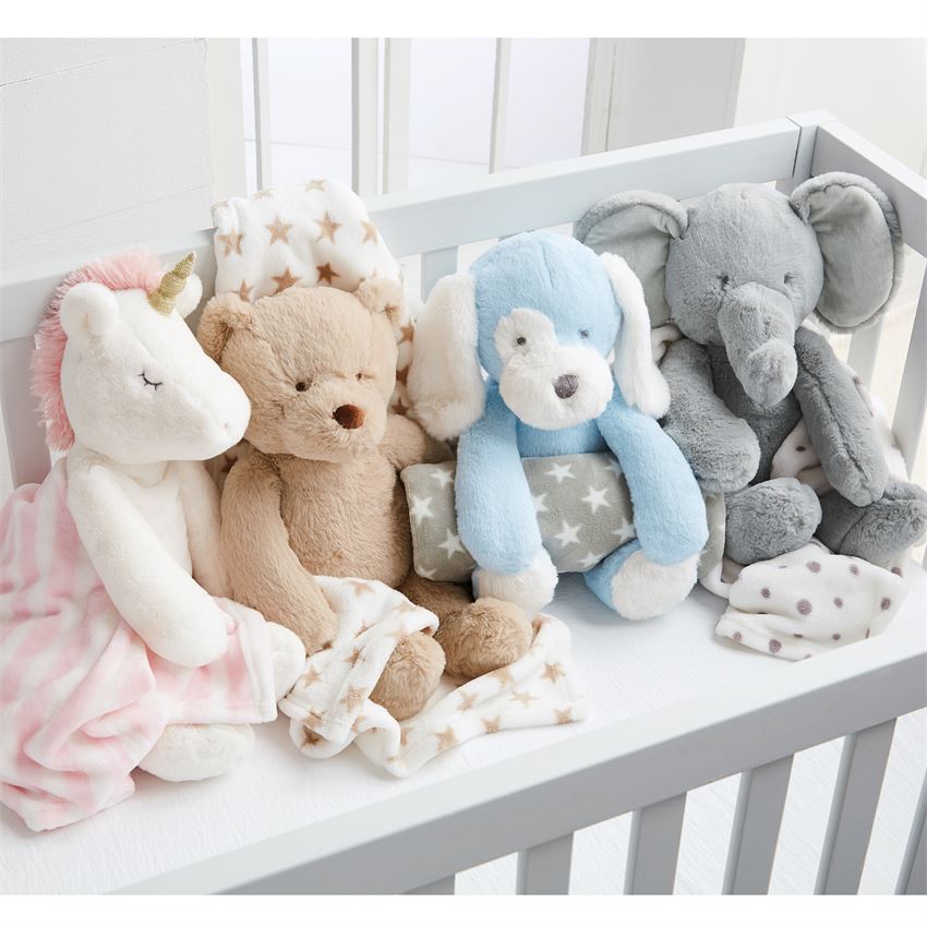 Bear Plush with Blanket - Debs on 5th