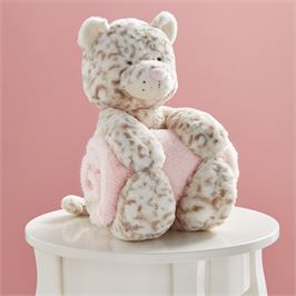 Leopard Plush With Blanket - Debs on 5th