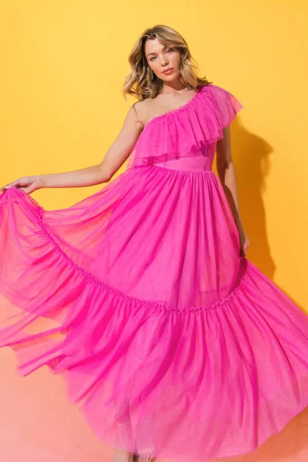 Dancing Queen Mesh Midi Dress - Debs on 5th