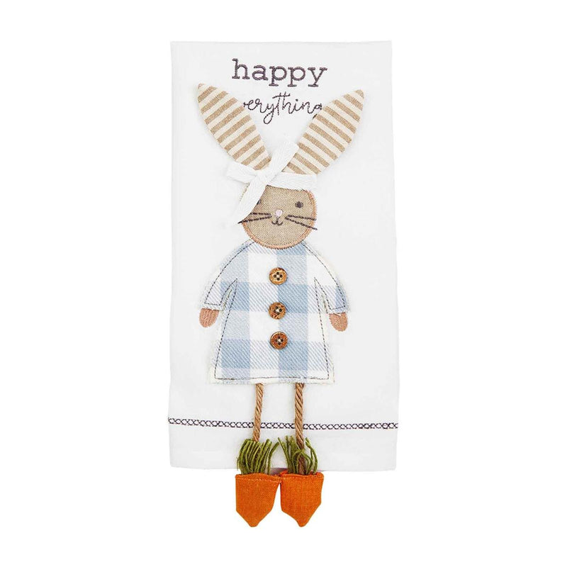 Bunny Dangle Leg Towels - Debs on 5th