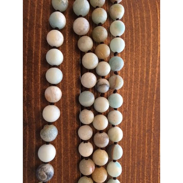 Faith, Hope, Love 8mm 60" Beaded Necklace - Debs Boutique  LLC
