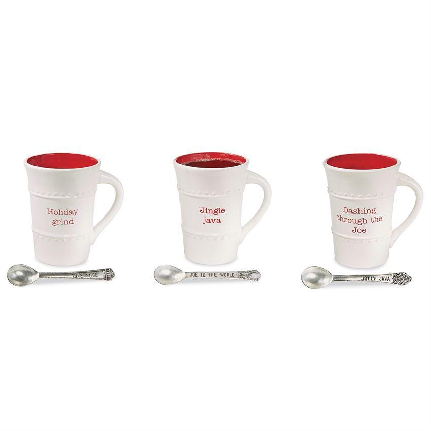 Christmas Coffee Mug & Spoon - Debs on 5th
