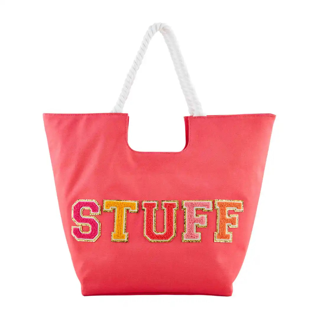 Canvas Patch Tote Bag - Debs on 5th