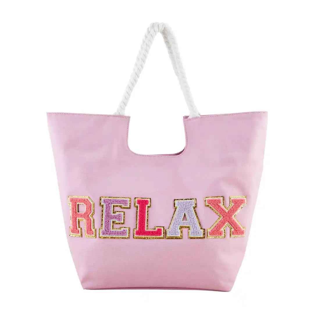 Canvas Patch Tote Bag - Debs on 5th
