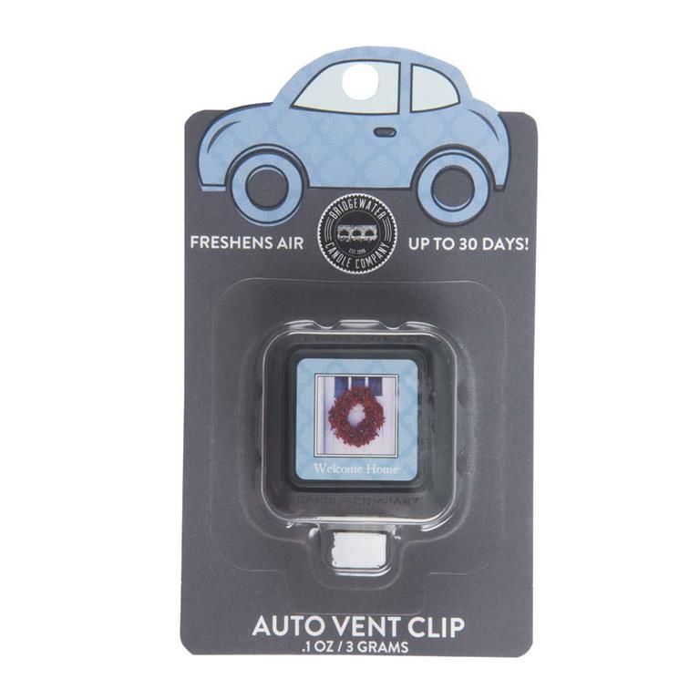 Welcome Home Auto Vent Clip - Debs on 5th