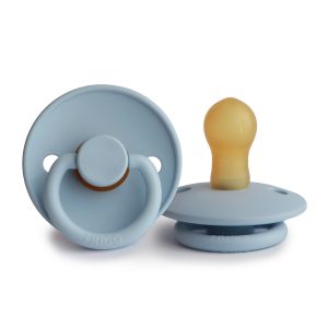 FRIGG Classic Natural Rubber Pacifier Size 0/6 Months - Debs on 5th