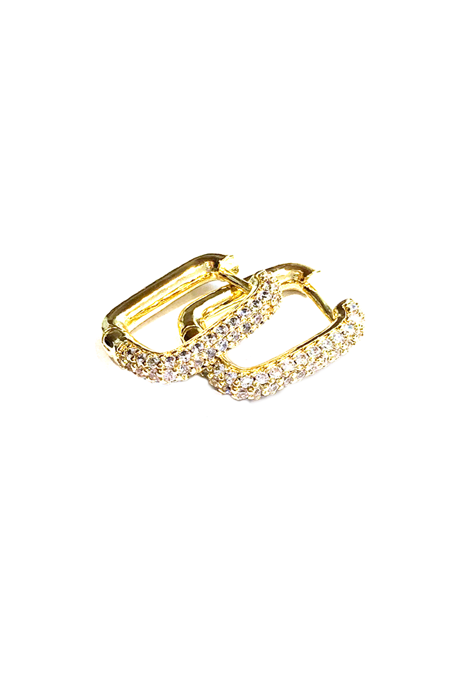 Tyler Pave Earrings - Debs on 5th