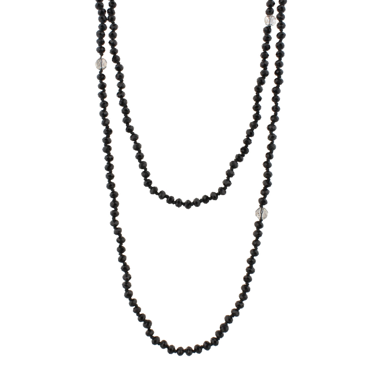 80" Hand Knotted Wrap Necklace - Debs on 5th