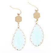 Hexagon Dangle Earrings - Debs on 5th