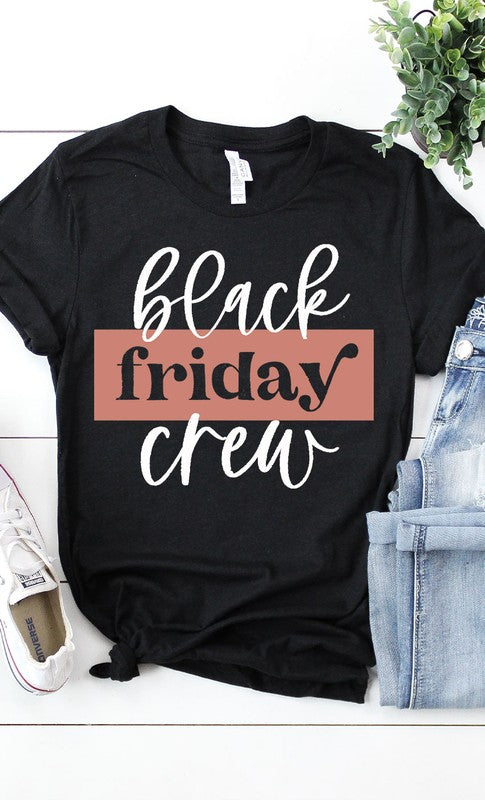 Black Friday Crew Graphic Tee - Debs on 5th