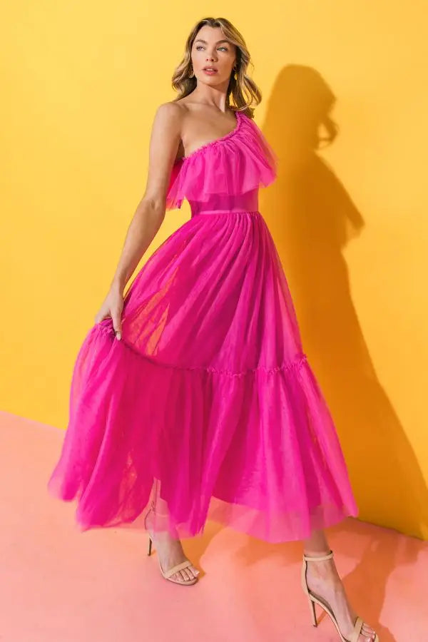 Dancing Queen Mesh Midi Dress - Debs on 5th