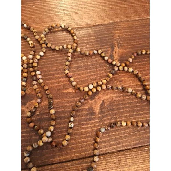 Faith, Hope, Love 4mm 60" Necklace - Debs Boutique  LLC